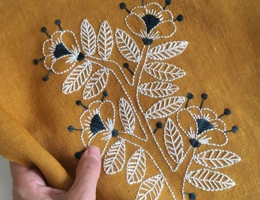EMBROIDERY / FLOWERS FOR MOM / MAY 2