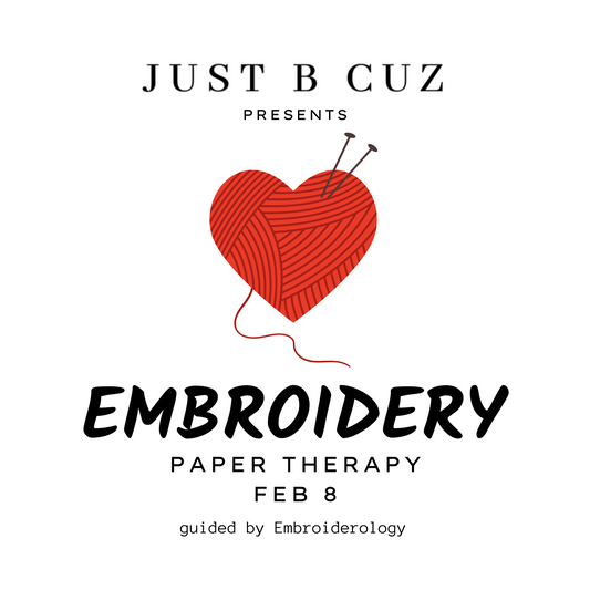 PAPER THERAPY: EMBROIDERY