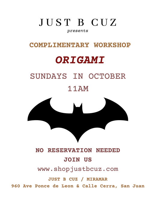 FREE ORIGAMI THERAPY / EVERY SUNDAY IN OCTOBER